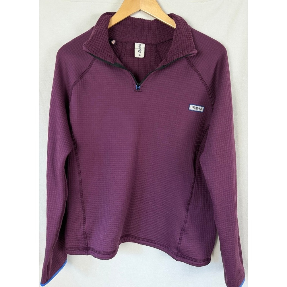 Fayettechill Quarter Zip Polartec Fleece Pullover Large Purple | Gorpcore Hiking